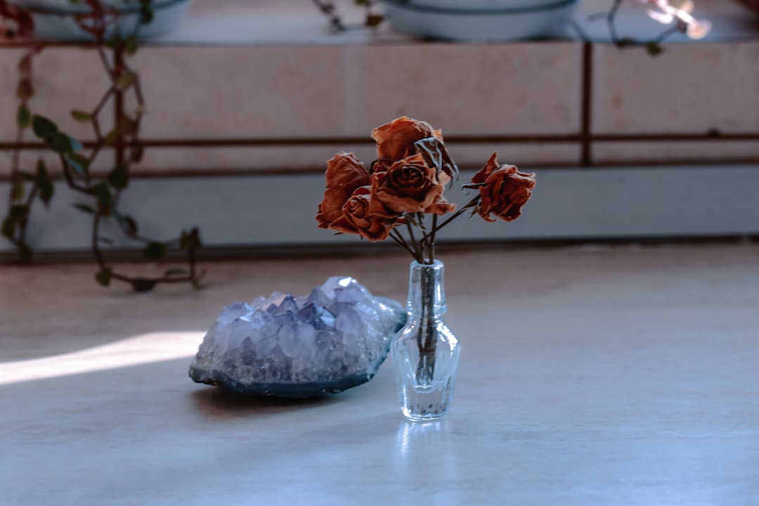 Photo Crystal vase